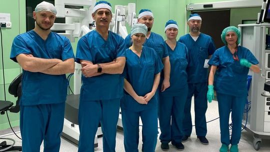 Wyjątkowa operacja urologiczna w Wejherowie w asyście robota da Vinci