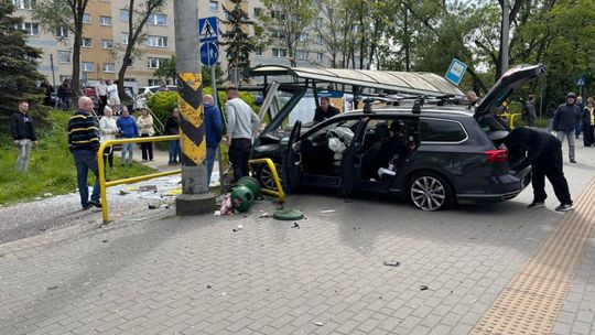 wypadek na ul. Morskiej w Gdyni