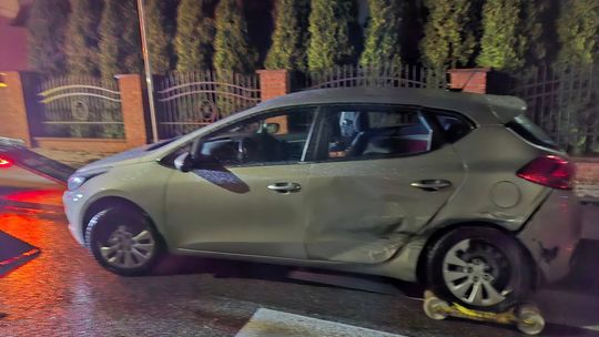 Wypadek prezesa ZKP! Sprawca odjechał, ale... zostawił tablicę rejestracyjną