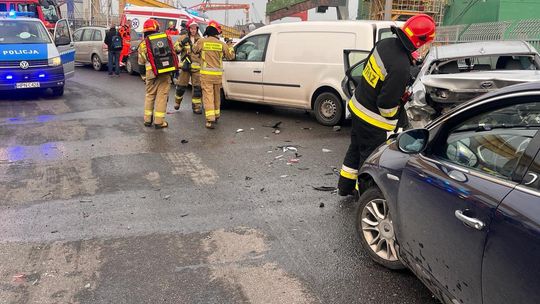 wypadek na ul. Wielopole w Gdańsku