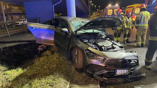 Niebezpieczny wypadek w Gdańsku. Poszkodowane zostały cztery osoby