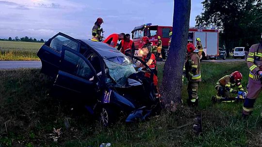 Wypadek w gminie Nowy Staw – cztery osoby trafiły do szpitala