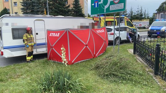 potrącenie pieszego, Miastko
