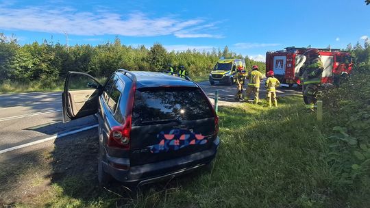 Wypadek w powiecie kwidzyńskim. Jedna osoba ranna, ruch odbywa się wahadłowo