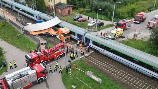 wypadek na przejeździe kolejowym, Gdańsk-Lipce