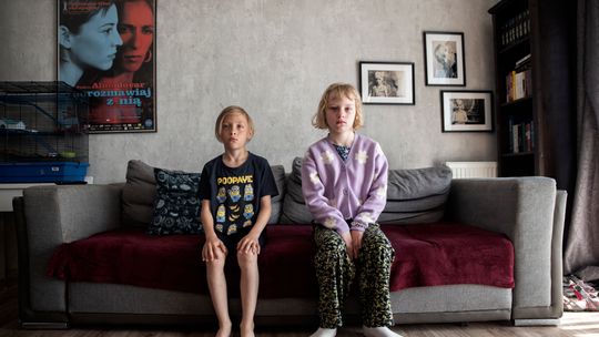 Agnieszka Pazdykiewicz - Portret dzieci wykonany w mieszkaniu na gdańskiej Morenie
