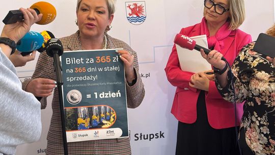 Za 365 złotych możesz przez rok jeździć słupską komunikacją miejską bez ograniczeń