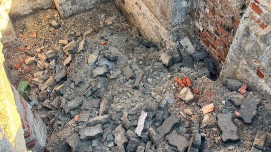 osouwisko pod zamkiem w Człuchowie