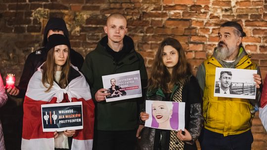 świece dla więźniów politycznych na Białorusi, Gdańsk