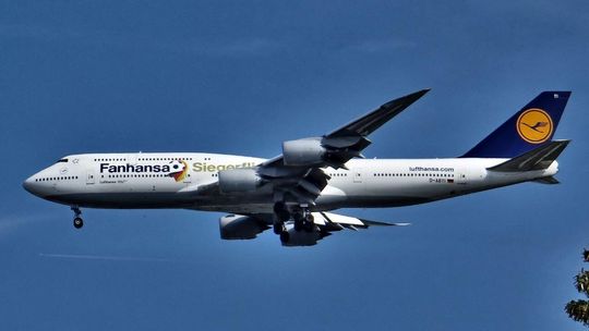 samolot, Lufthansa, zdjęcie ilustracyjne