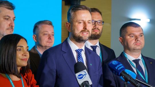 Władysław Koiniak-Kamysz i Adam Gawrylik podczas zjazdu PSL w Gdańsku