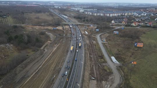 budowa wiaduktu na węźle Gdańsk Południe