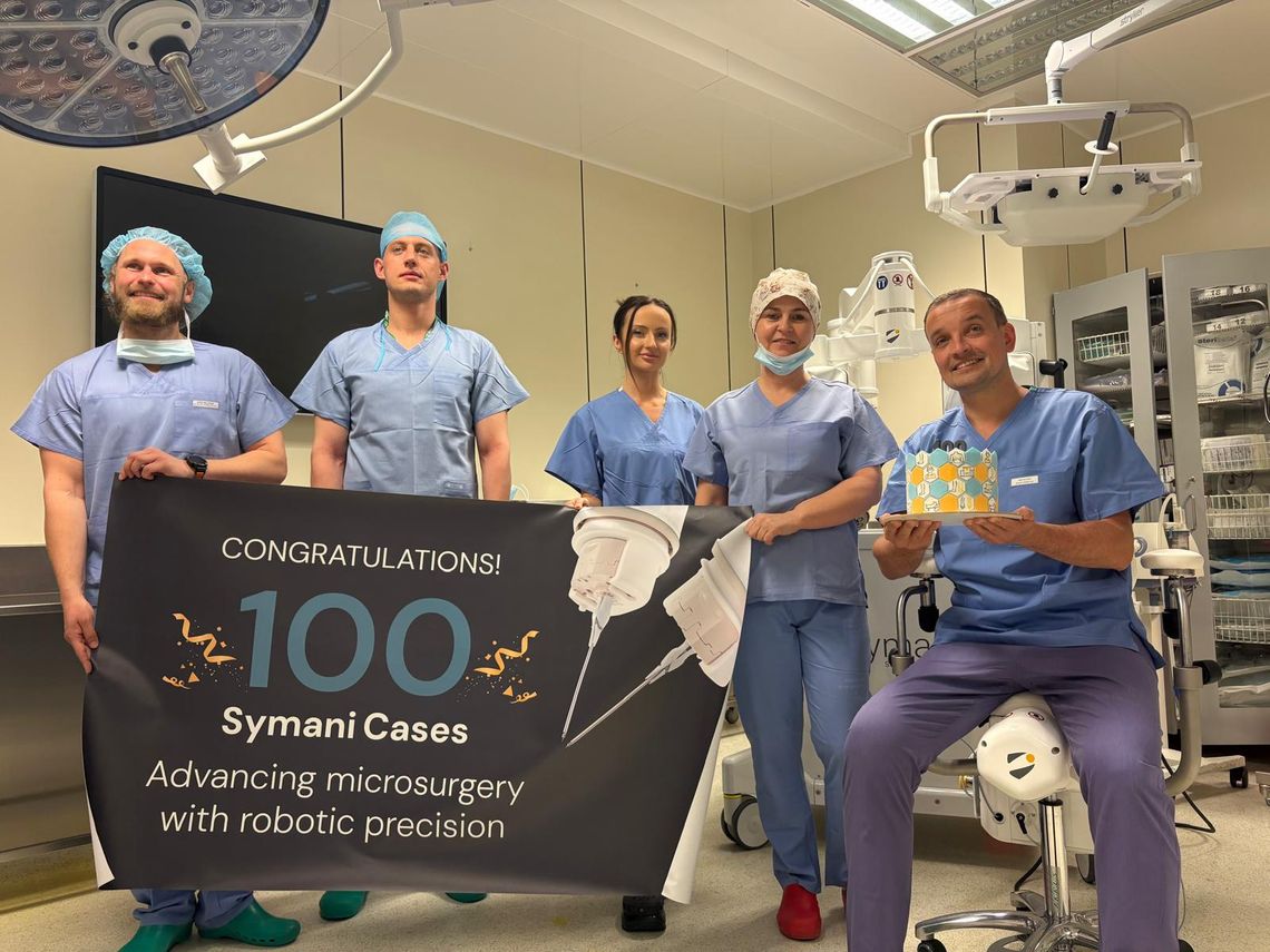100 operacji z robotem mikrochirurgicznym w szpitalu w Słupsku