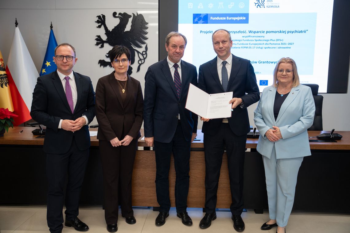 11 mln zł na wsparcie pomorskiej psychiatrii. Umowy grantowe podpisane 11 mln zł na wsparcie pomorskiej psychiatrii. Umowy grantowe podpisane