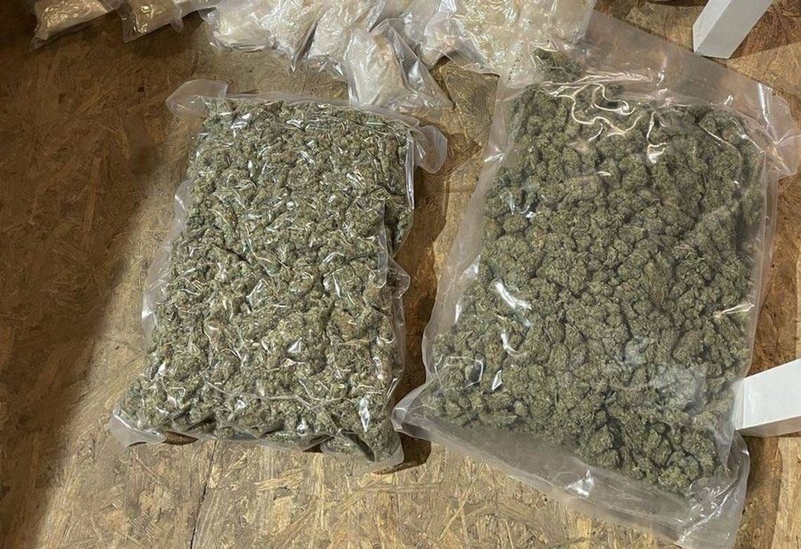 14 kilogramów narkotyków ukrył na strychu domu