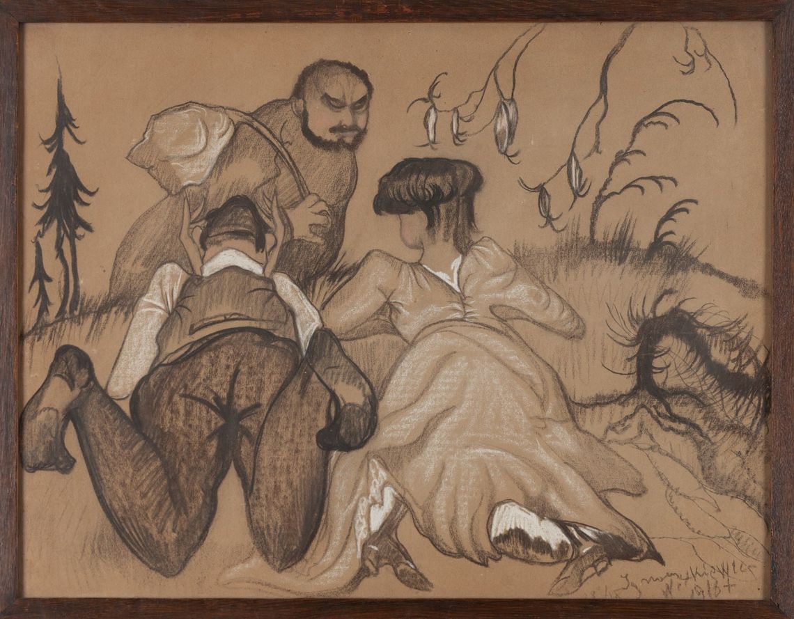 Stanisław Ignacy Witkiewicz, „Kompozycja z leżącą parą"