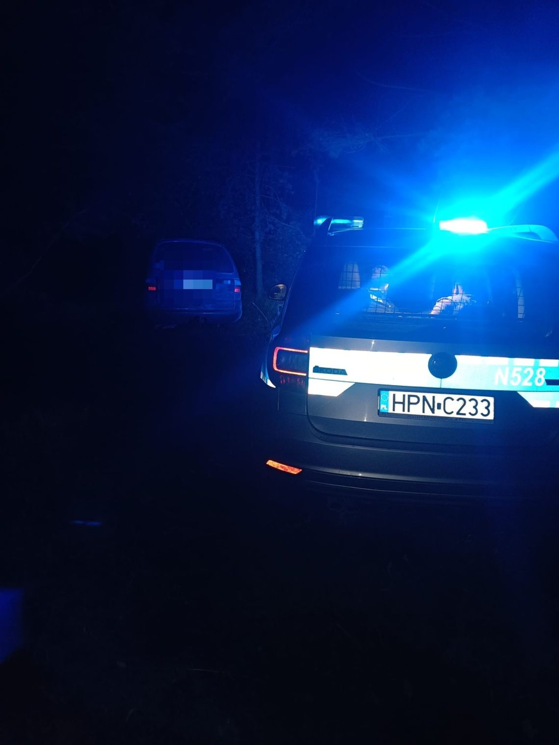 policyjny pościg w Klukowej Hucie