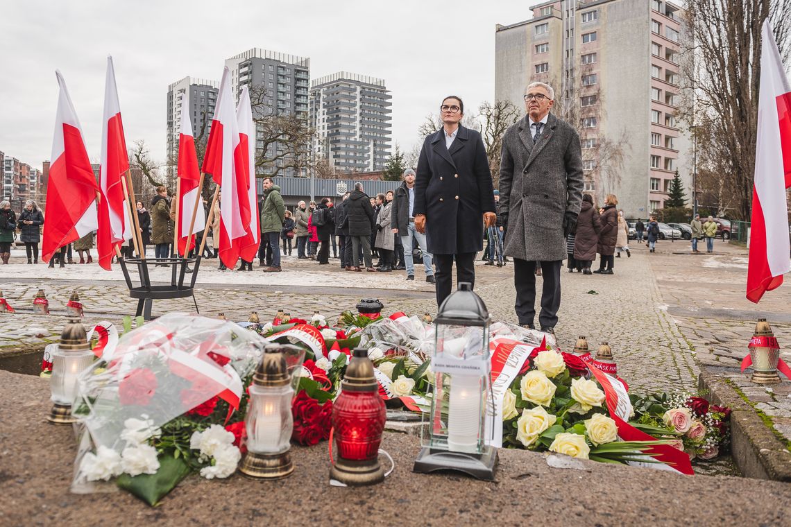 42. rocznica wprowadzenia stanu wojennego, obchody w Gdańsku, 2023