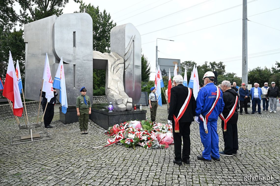 obchody 45. rocznicy Sierpnia ’80 w Gdyni