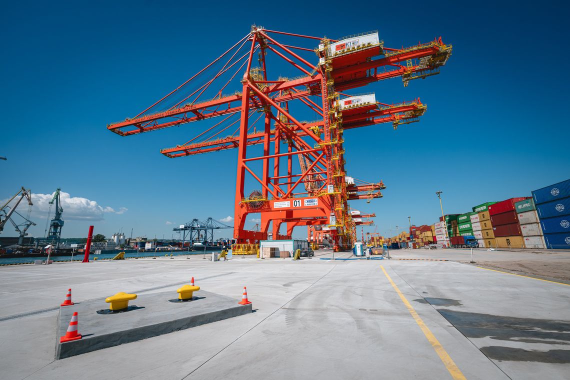 nowe suwnice sts w BCT, inauguracja, Port Gdynia 2026