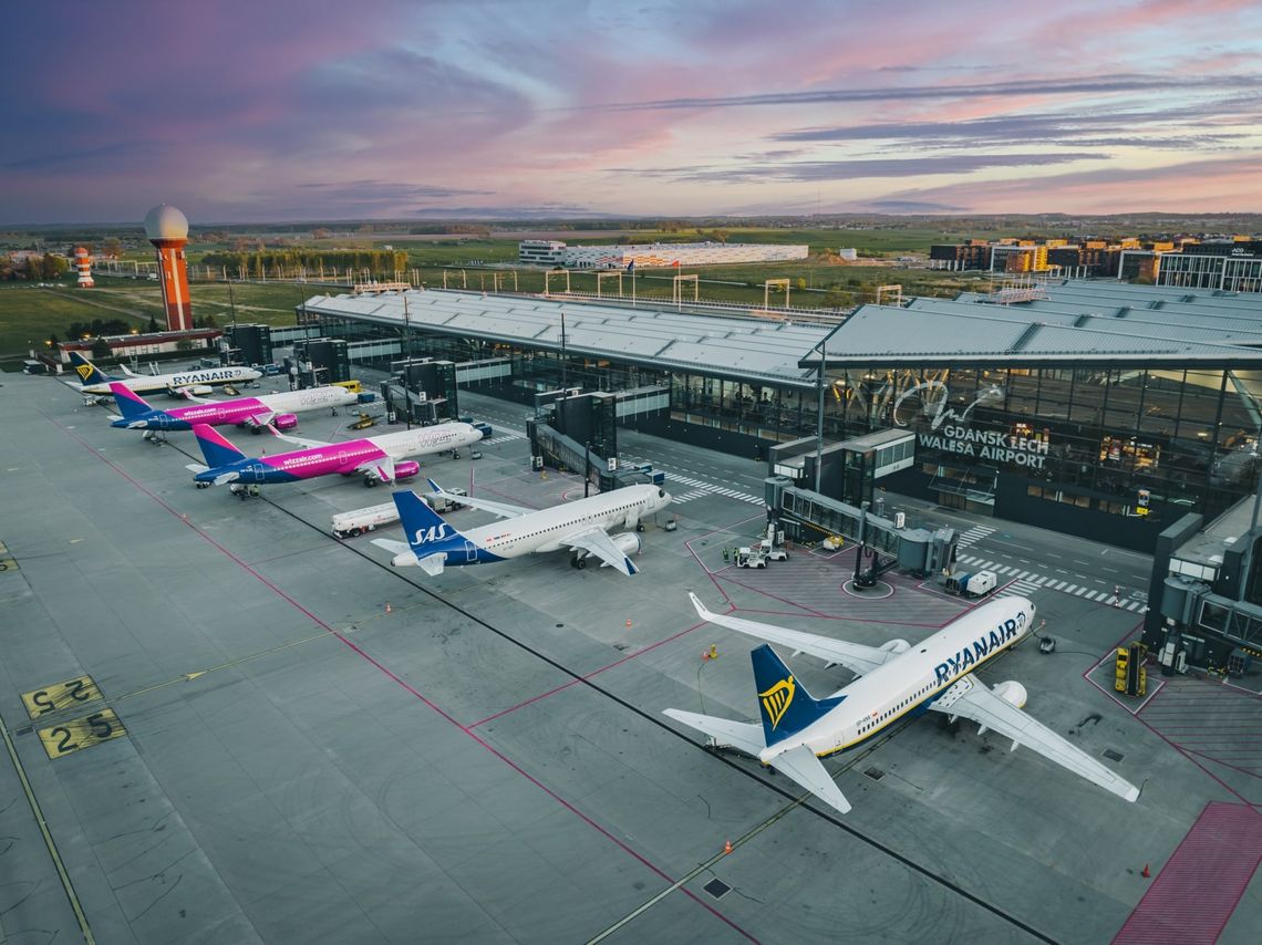 7,4 mln pasażerów i milionowe zyski. Rekordowy rok lotniska w Gdańsku!