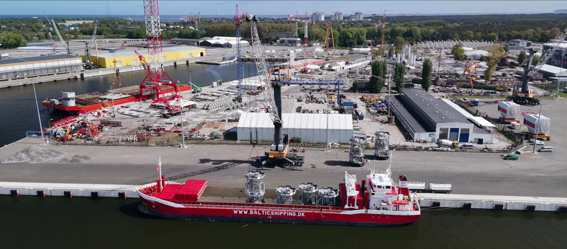 75 proc. konstrukcji powstało w Polsce. Ruszył wielki transport dla farmy Baltica 2