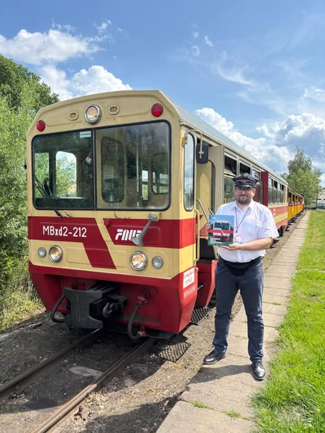 Album o żuławskiej kolei wąskotorowej nabędziesz w pociągu na Mierzei Wiślanej