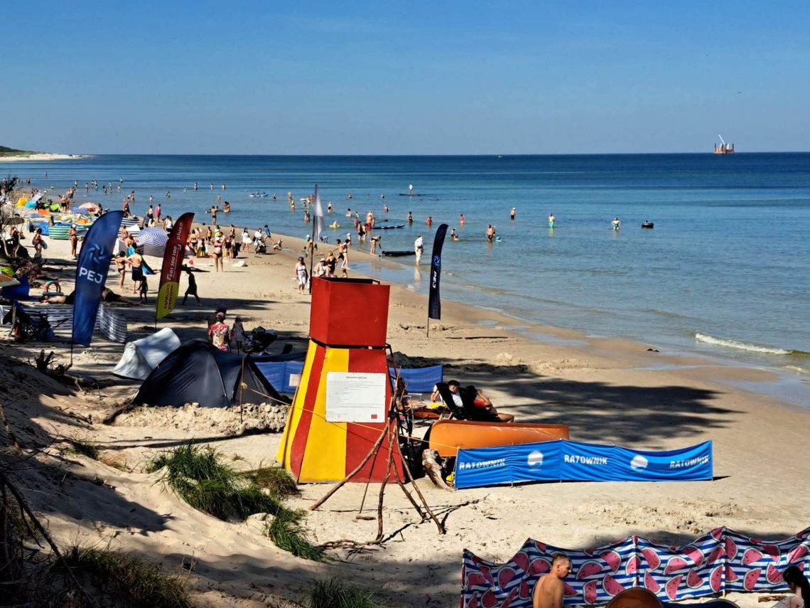 Atom i turystyka. Choczewo zdało wakacyjny egzamin plaża