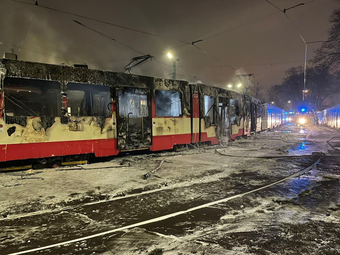 Awaria nagrzewnicy przyczyną pożaru zajezdni tramwajowej w Nowym Porcie