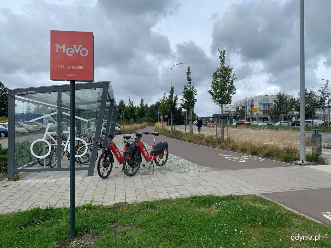 Będzie więcej stacji MEVO w Gdyni. Liczba rowerów zostaje ta sama stacja MEVO