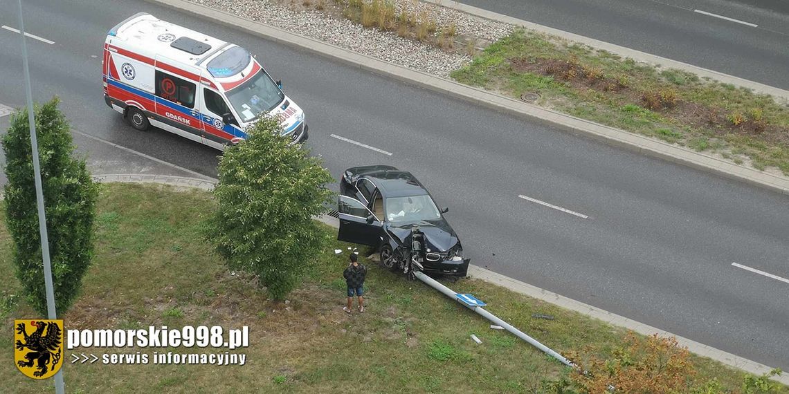 Wypadek BMW w Gdańsku