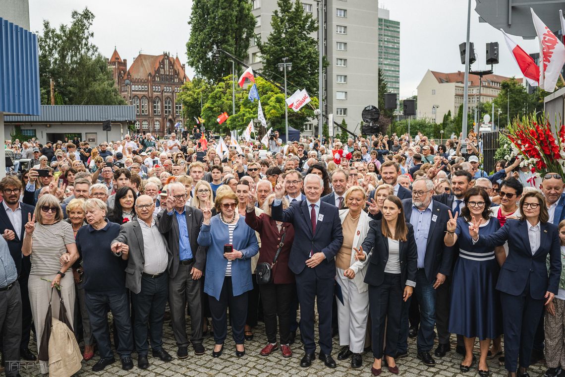 Brama nr 2 Stoczni Gdańskiej otwarta w 46. rocznicę Sierpnia ’80. „Dla wolności, dla Polski” 46. rocznica Porozumień Sierpniowych, Gdańsk 2026