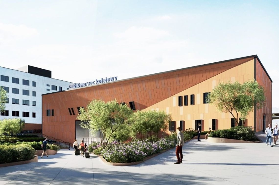 Budowa nowego dworca PKP w Słupsku na ukończeniu. Bedzie gotowy na przełomie roku