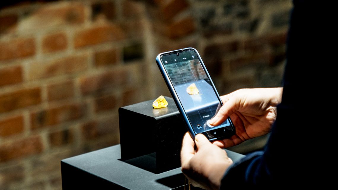 bursztyn z Gdańska leci w kosmos, konferencja prasowa