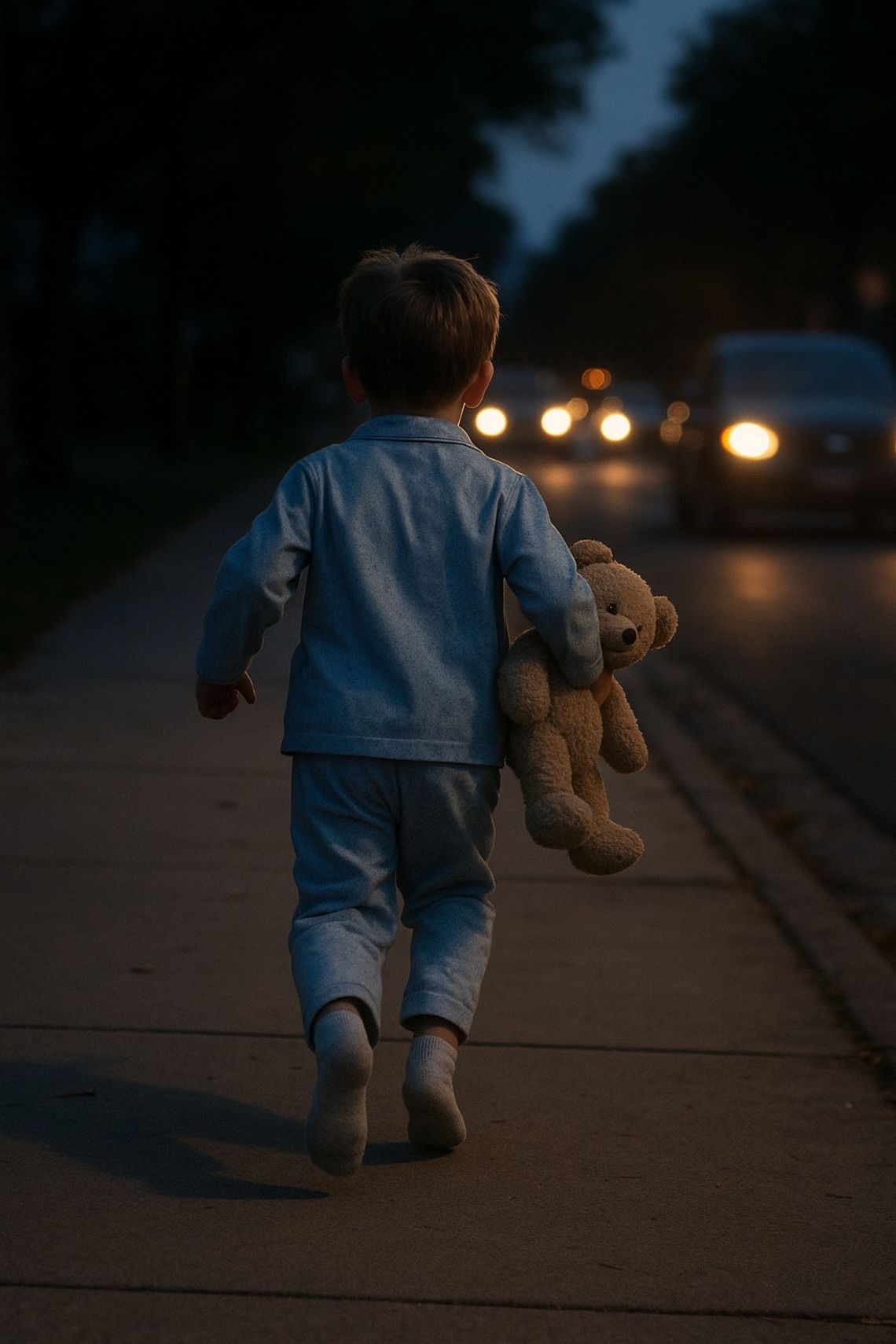 Bytów: 2-letni chłopiec w piżamie biegał sam po ruchliwej ulicy. Wybrał się do... babci Bytów: 2-letni chłopiec w piżamie biegał sam po ruchliwej ulicy. Wybrał się do... babci