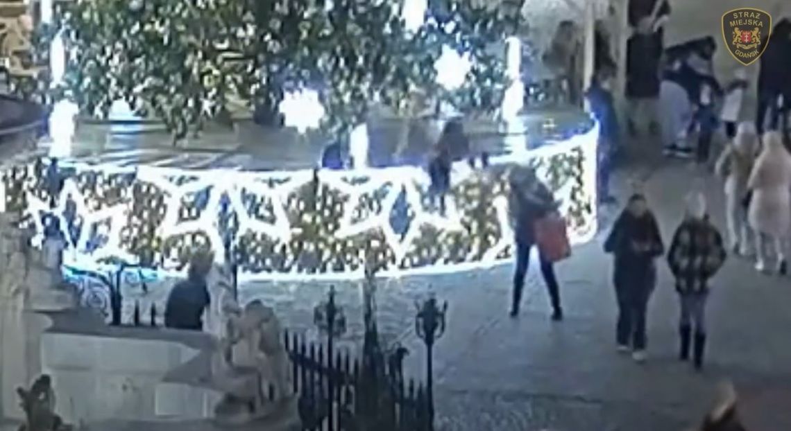 Chciały zdjęcie na choince, wylądowały w środku. Nagranie z Gdańska hitem sieci kobiety, które wpadły pod choinkę w Gdańsku