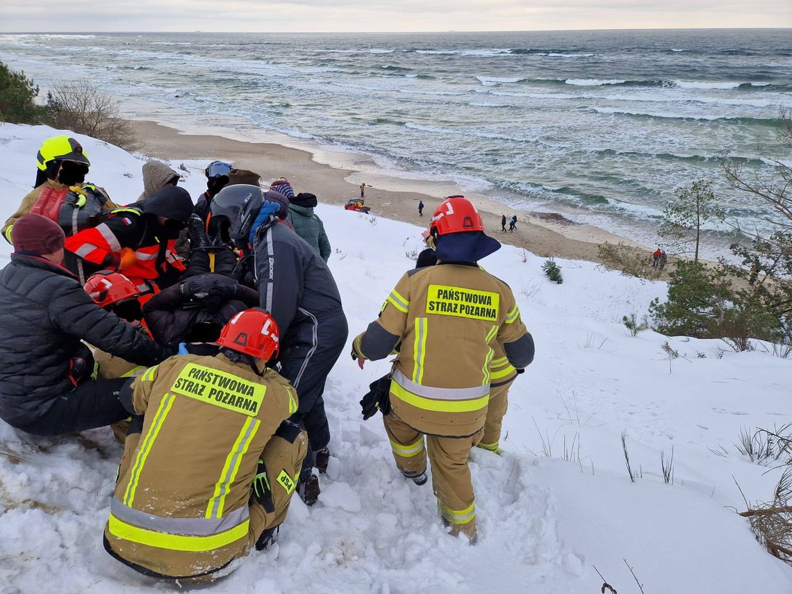 wypadek paralotniarza, Chłapowo