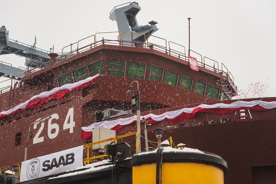 Chrzest i wodowanie okrętu rozpoznania radioelektronicznego ORP Henryk Zygalski, chrzest i wodowanie, Gdańsk 2026