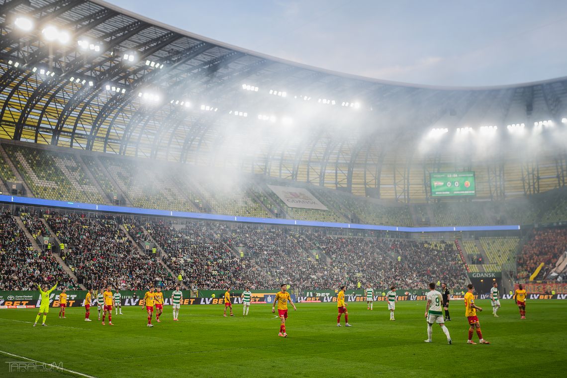 mecz Lechii Gdańsk na stadionie Polsat Plus Arena Gdańsk