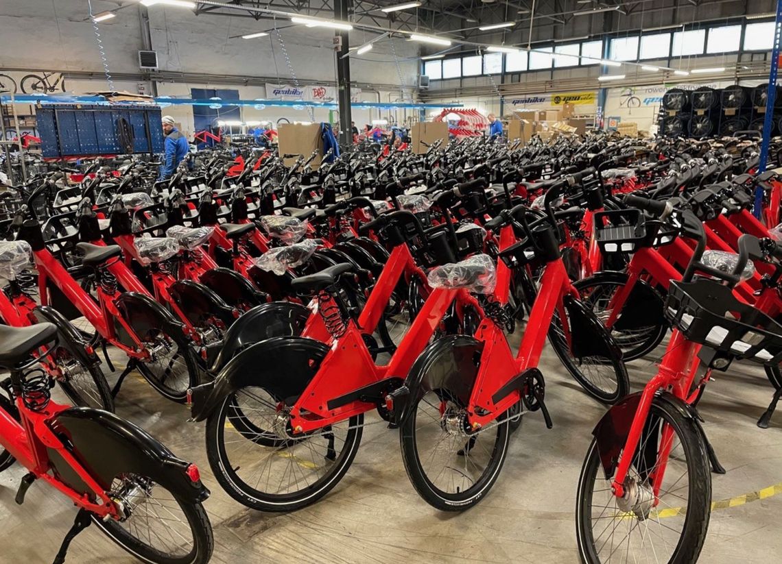 Czerwone rowery Mevo 2.0 już w Gdańsku