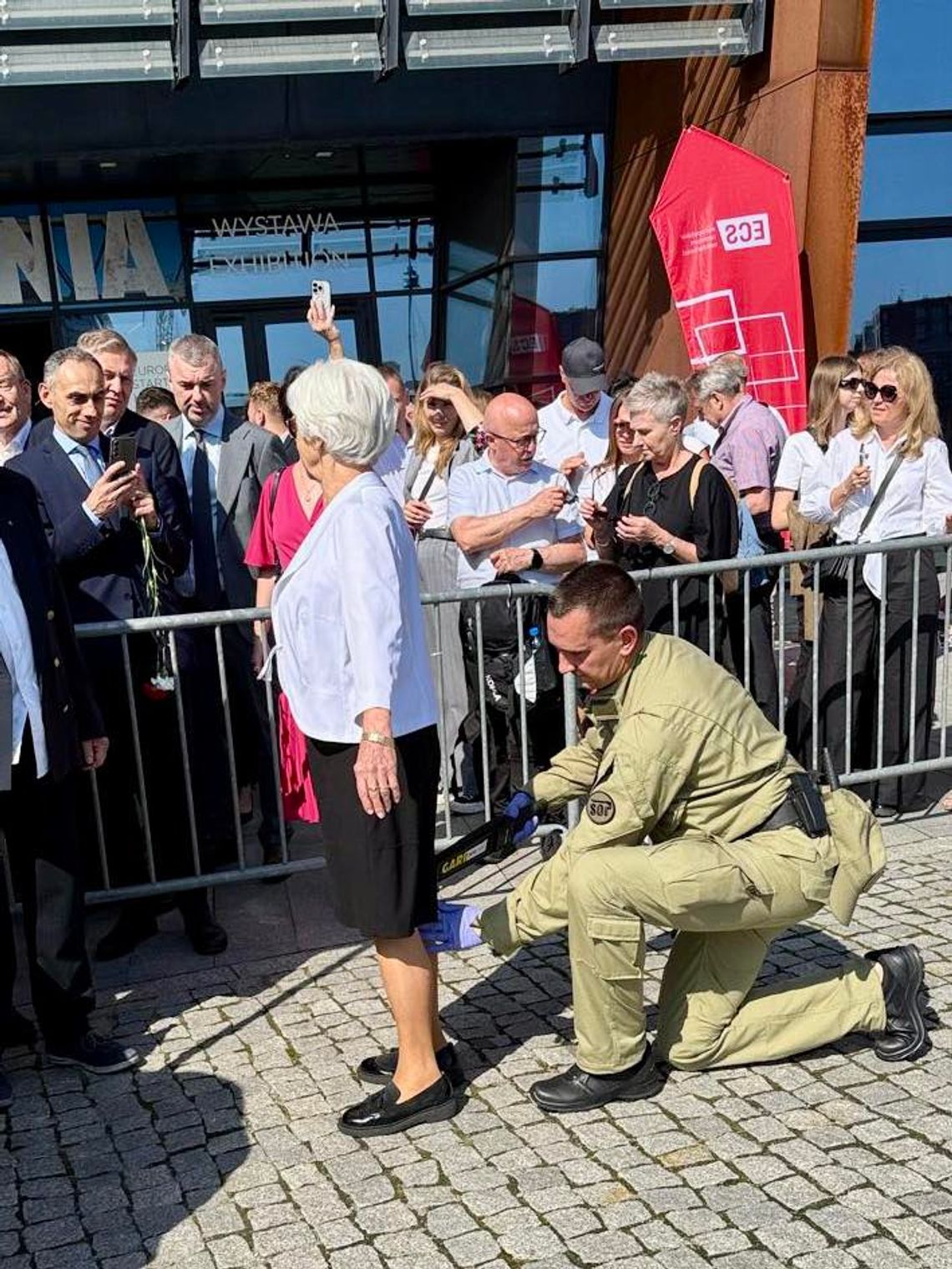 Danuta Wałęsa poddana kontroli pirotechnicznej. SOP przeprasza
