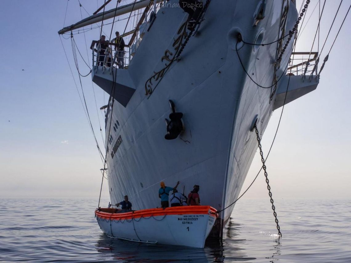 Dar Młodzieży, akcja ratunkowa, The Tall Ship Races