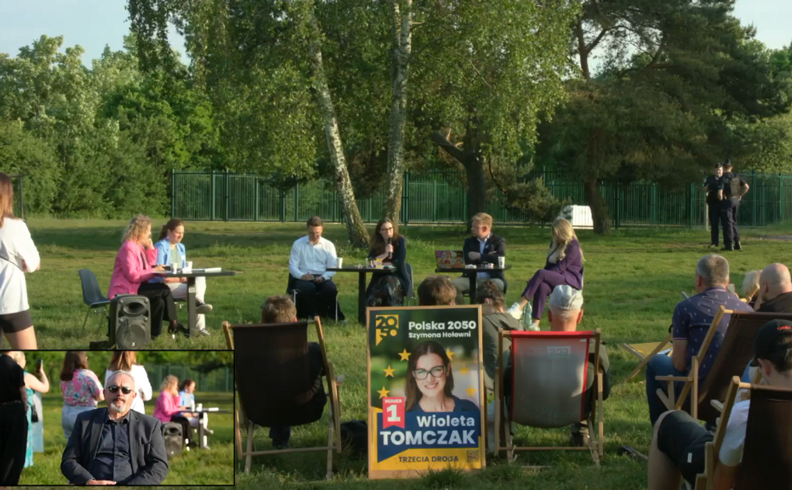 Debata kandydatów do PE w Parku Reagana w Gdańsku