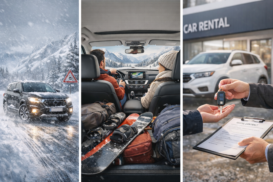 Długoterminowy wynajem SUV-a na zimę – bezpieczeństwo i komfort w trudnych warunkach