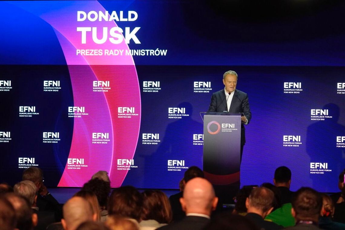 Donald Tusk na EFNI w Sopocie: Stajemy się perłą w koronie całej wspólnoty Zachodu