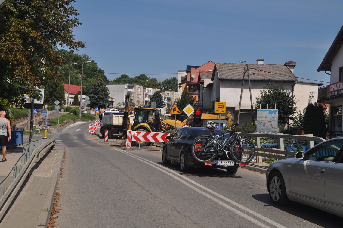 Droga wojewódzka 515 nadal w przebudowie - zmiany w organizacji ruchu w Dzierzgoniu