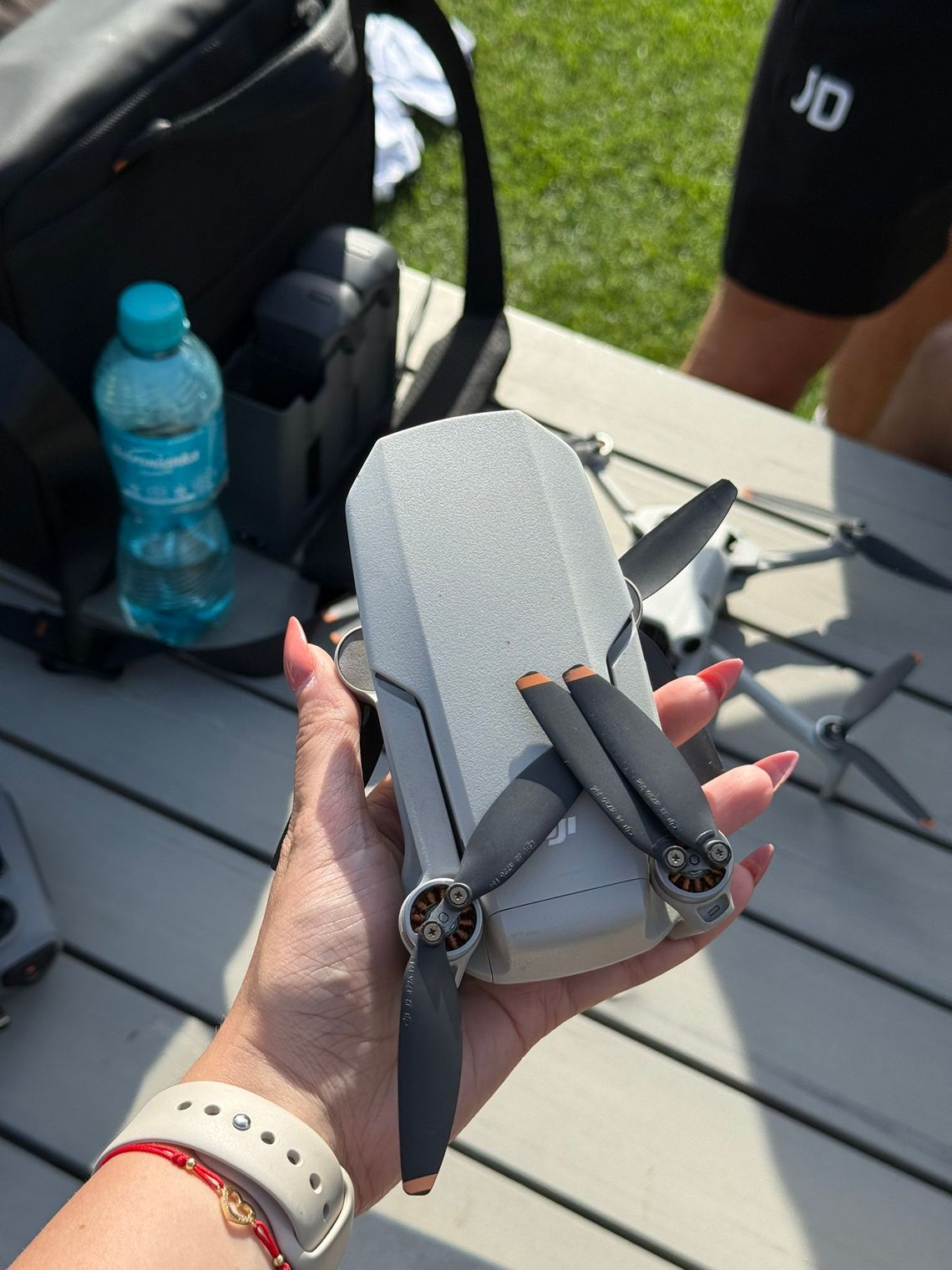 Dron Arki Gdynia nad sparingiem Lechii i Motoru.