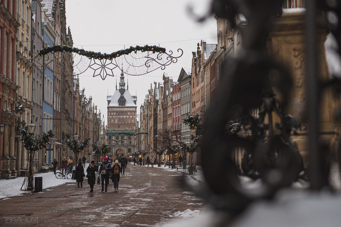 zima, Długi Targ, Gdańsk