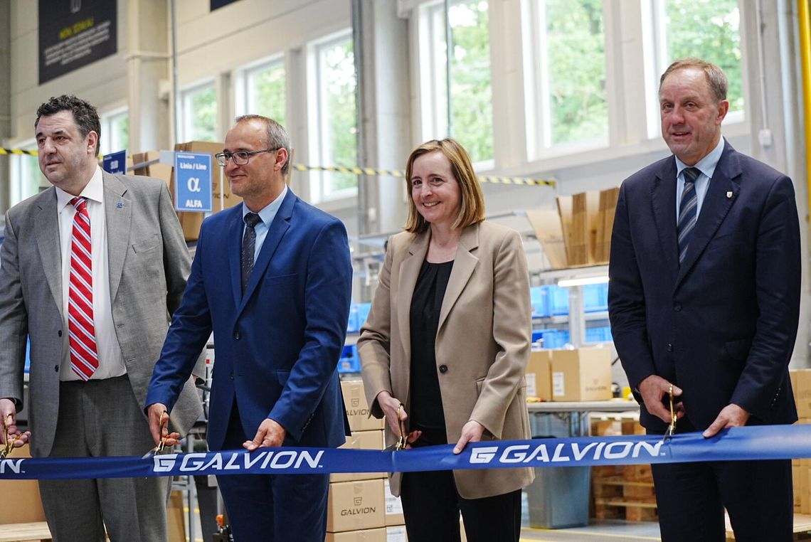otwarcie zakładu Galvion w Gdańsku