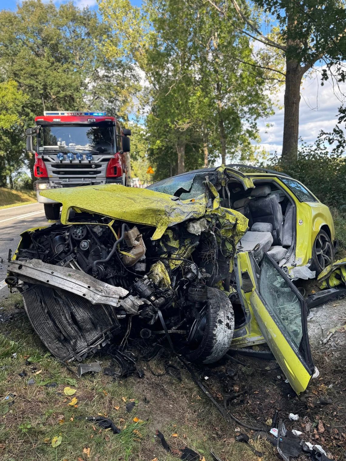 śmiertelny wypadek w Tuchomku